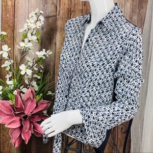 Michael Kors Navy & White